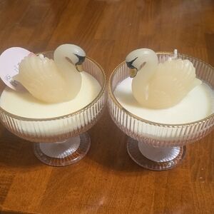 Sincerely Jules Ribbed Glass Candle Holders